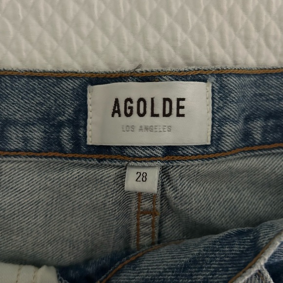 Agolde Criss Cross Upsized Shorts size 28 - Picture 4 of 4